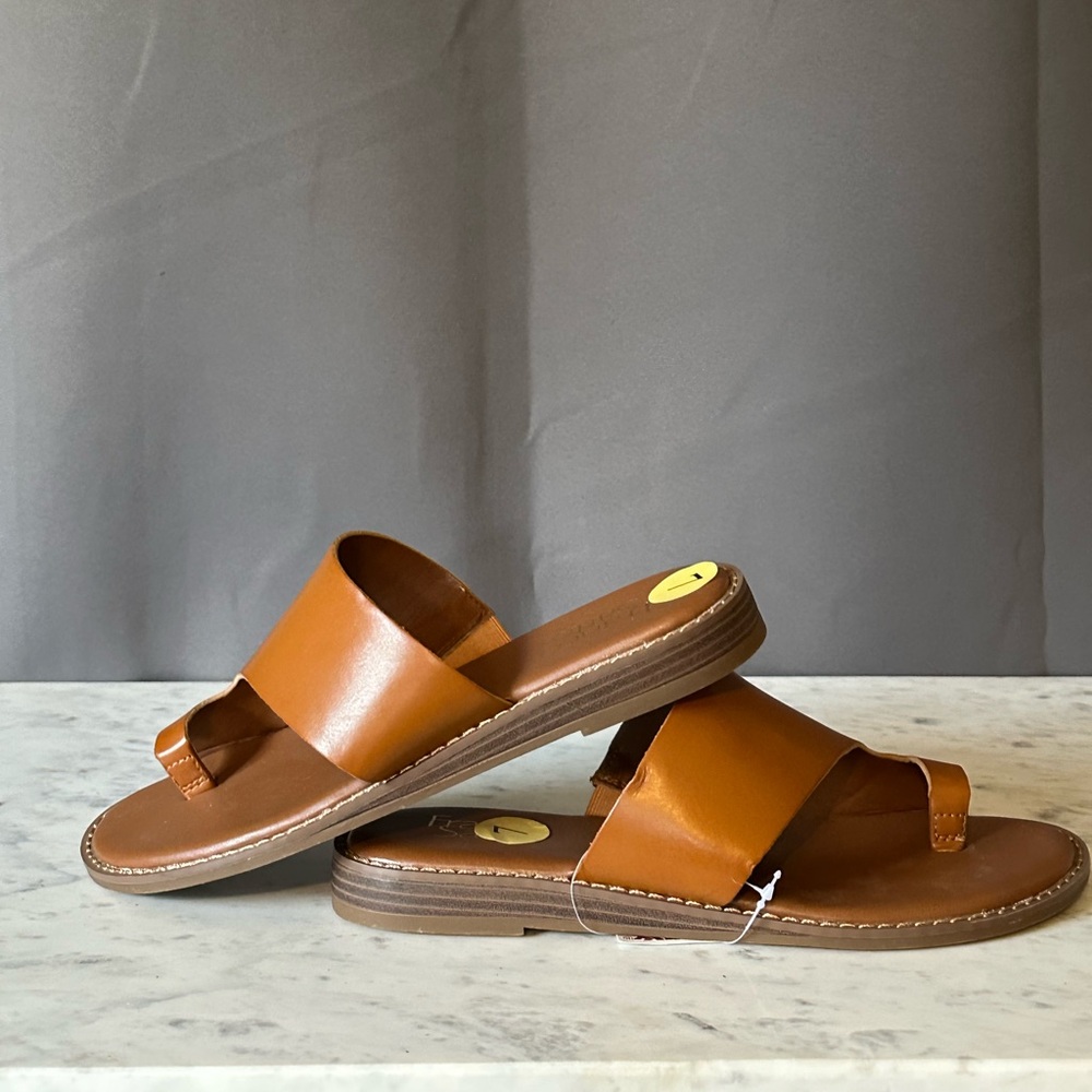 New Franco Sarto Leather Sandals
